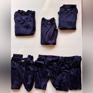 Lands End Thermal Base Layers Sets Winter Ski Boys Lot of 3